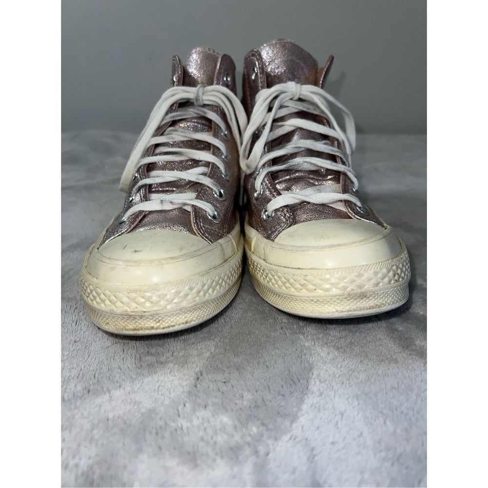 Women’s Converse Chuck Taylor All Star PINK Metallic Hi Top Sneakers US 7 - Picture 3 of 8